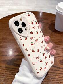 1 Ốp lưng điện thoại bảo vệ bằng da PU họa tiết quả anh đào thanh lịch tương thích với iPhone 11, 12, 13, 14, 11 Pro Max, 12 Pro Max, 13 Pro Max, 14 Pro Max, XR, 15, 15 Pro, 15 Pro Max, iPhone 16, 16 Pro, 16 Plus, 16 Pro Max Chống nước, Chống sốc, Chống rơi, Chống trầy xước - Nhiều màu - Xem 5