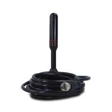 Antena Tdt Dvb-t2 Televisión Digital Terrestre 3 Mt 30 Dbi - Negro - Ver 4