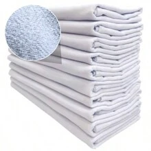 Bleached Chicken Foot Dishcloth Fabric 10 Meters - trắng - Xem 4