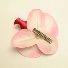 1 件 2024 新款夏威夷波西米亚风女士发夹，人造花材质，非常适合海滩派对发型装饰，波西米亚风爪夹，发卡，学生用品，发饰，头部饰品，女士发饰，发夹 - 彩色 - 查看 9