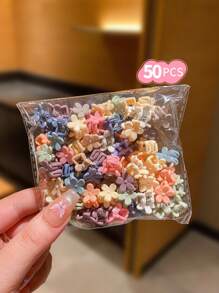 50/100/150/200 件迷你可爱女孩发夹 - 彩色 - 查看 19