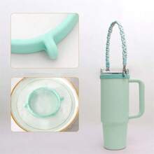 1 件，适用于 16-40 盎司水杯硅胶雏菊杯带，可调节便携式水瓶架挂绳，水杯挂绳硅胶圈，可调节便携式水瓶杯带吊坠，适合上学、徒步旅行、户外使用 - 彩色 - 查看 8