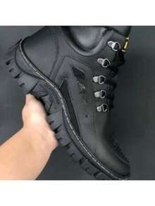 Super Comfortable Leather Motorcycle Boot For Durable Day-To-Day Wear - màu đen - Xem 2