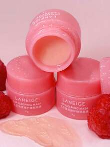 Laneige Mặt nạ ngủ mini 3g*3 miếng, hương dâu, giàu vitamin C chống oxy hóa, nuôi dưỡng và dưỡng ẩm, son dưỡng môi, mỹ phẩm Hàn Quốc, bộ quà tặng. - 3g * 3 cái - Xem 8