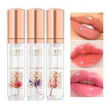 Advanced 6 Kinds Of Floral Moisturizing Lip Oil Serum, Anti-Dryness, Cracking, Repair, Lip Exfoliation, Lip Line Brightening - #02 - Xem 2