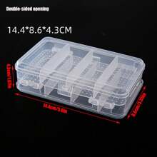 Hộp đựng phụ kiện câu cá bằng nhựa trong suốt có thể nhìn thấy được - Nhiều màu - Xem 14