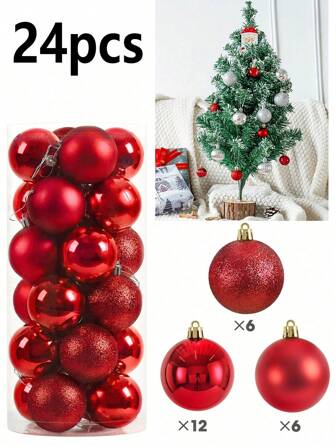 24st julgranshängande prydnader, jul
