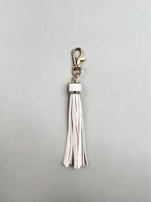 1 Móc khóa tua rua "Độc đáo" sang trọng - Da Pu, Chủ đề hoạt hình/Punk - Hoàn hảo cho túi xách và chìa khóa xe hơi của phụ nữ - Quà tặng lý tưởng cho sinh nhật hoặc Giáng sinh Halloween - tua - Xem 19