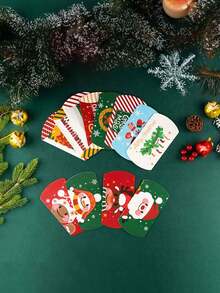 5 chiếc, Hộp kẹo Giáng sinh, Bao bì hộp gối Giáng sinh, Hộp kẹo Joy, Hộp quà Giáng sinh hình gối sáng tạo, Đồ trang trí Giáng sinh, Đồ trang trí Giáng sinh, Quà tặng Giáng sinh, Đồ dùng cho tiệc Giáng sinh, Túi quà Giáng sinh, Túi Giáng sinh, Nhãn dán Giáng sinh - Nhiều màu - Xem 3