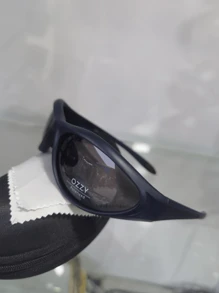 Men Classic Outdoor Cycling Classic Outdoor Cycling Polarized Sunglasses Narrow Frame Sports Glasses - Màu xanh lam - Xem 2