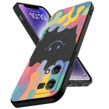Funda Anti-queda Tpu Protectora Case Para OPPO Reno 7 4G + Cuerda - Negro - Ver 1
