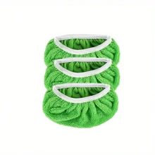 3pcs Swiffer Sweeper Flat Mop Refill Pads, Super Microfiber Mop Replacement Heads - Green - View 7