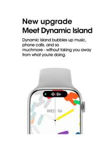 Microwear Smart Watch 2.07" Touch Screen Smartwatch For Men And Women Compatible With Android And IOS Phones ,Heart Rate Monitor, Blood Oxygen Tracking, Sleep Monitor, IP68 Waterproof Fitness Tracker,Rose Gold
