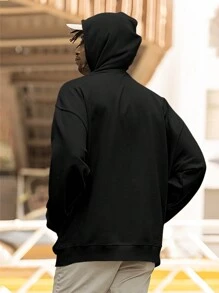 Gothic Rock Punkshter Rocker Sweatshirt CANGURU 2472 FLUXOGEEK - 黑色 - 查看 5