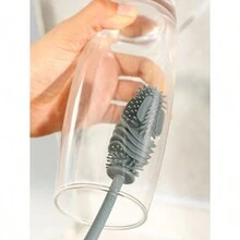 1 件 600 毫升/20.29 盎司塑料水瓶，夏季吸管杯，运动、健身、户外旅行、返校用品便携式水瓶水瓶刷 - 綠色 - 查看 9