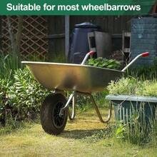 14" Wheelbarrow Wheel 3.5-8 PU Puncture Proof Solid Wheel Heavy Duty Replacement Tire For Garden Trolley Barrow Go Cart Trailer Truck (Black) - Variant1 - View 5