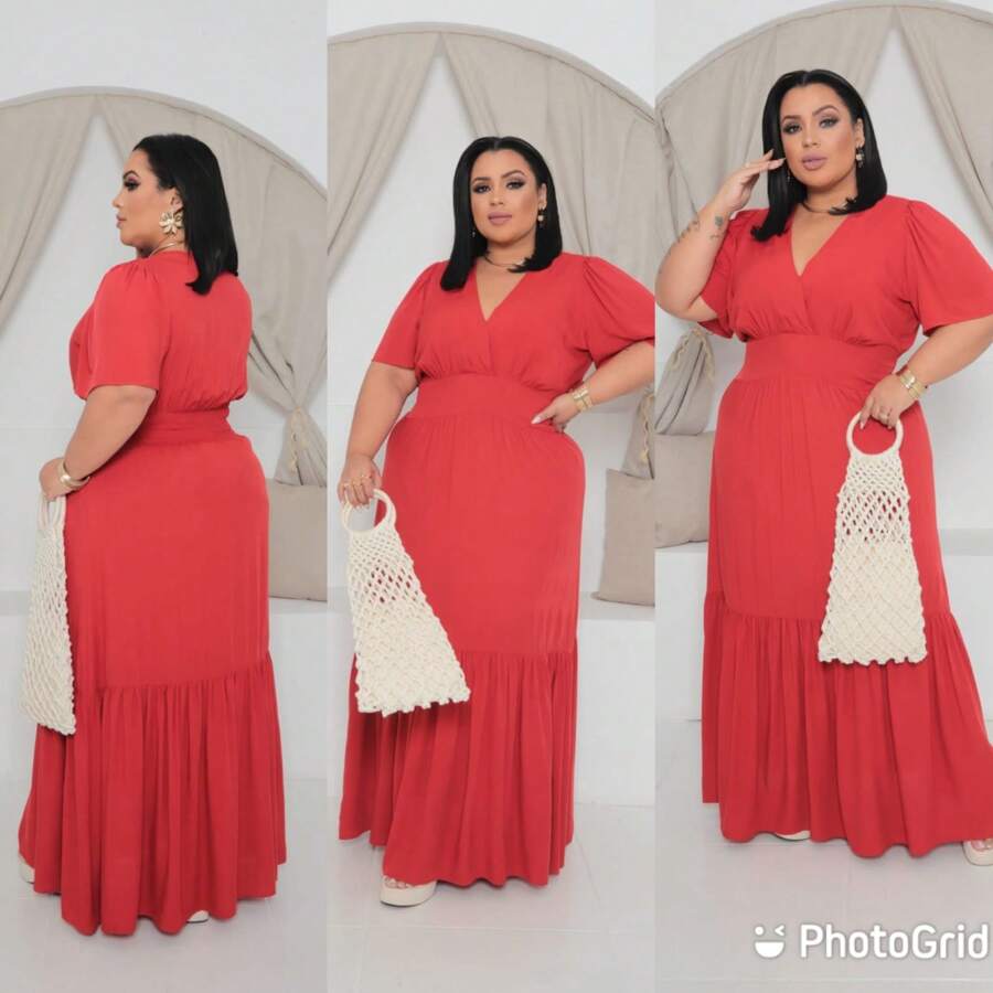 MILENKA DRESS - TERRACOTA - Ver 1