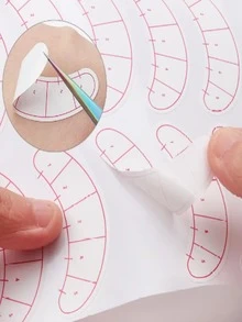 Eyelid Protector Sticker With Marking DWZ-800 - trắng - Xem 3