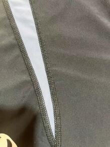 Men's Swim Trunks, Athletic Square Cut, Comfortable And Slim-Fit, Perfect For Beach And Swimming - Black - View 7