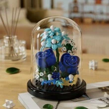 DIY Flower Building Blocks Set,Mixed Color,ABS Material,3D Flower Craft Kit - Rose,Lotus,Sunflower,Blue Dahlia,Home/Office Desk Decor,Perfect Gift For Valentine's Day,Birthday,Anniversary,Christmas,Mother's Day,Teacher's Day,Craft Set,Fantasy,Gift Set,Building Blocks,Music,Diy Kit,Valentine's Day Gifts,Constructor,Valentine's Day,Jelly Blocks,Book Nook Kit,Flower Building Set