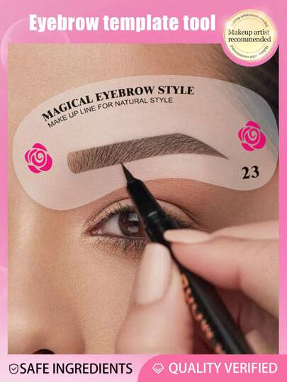 72片/48片/24片眉形模板，眉毛辅助工具，眉形塑形模板美容套装，化妆造型套装，眉毛美容套装，24种眉形模板样式，3分钟快速上妆女士化妆工具，适合初学者和专业人士的化妆和眉形造型美容工具及眉形模板套装。化妆品，价格实惠，房间装饰，梳妆台，旅行，卧室，化妆配件，价格实惠，圣诞礼物，化妆品，化妆工具，便宜货，礼物，女士礼物，圣诞礼物