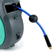 VA-Cerulean Hose Reel Automatic Compressed Air Grey/Green 10m/20m/18+2m - Compressed Air Hose Reel Wall Hose Holder - 綠色 - 查看 3