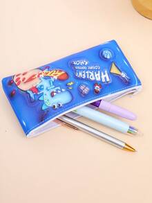 1 件恐龙主题大容量儿童铅笔盒 - 多色 - 查看 5