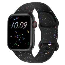Correa deportiva compatible con Apple Watch de 38mm, 40mm, 41mm, 42mm, 44mm, 45mm, 46mm, 49mm para mujeres y hombres, correa de silicona suave de plástico compatible con iWatch Series Ultra SE 11 10 9 8 7 6 5 4 3 2 1 - 38/40/41 mm - Ver 15