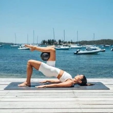 1pc 450g 25cm Yoga Ball, Pilates Ball, Shaping Bee Waist And Hip, Fitness Gymnastics, Balance Ball - Multicolor - View 4