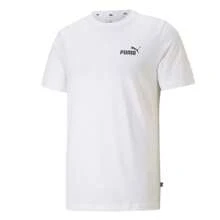 Puma Boyfriend Style Mens ESS Logo T-Shirt (White) - White - View 1