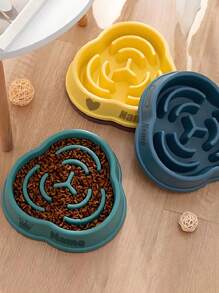 Customized Slow Feeding Dog Bowl With Anti Slip Base - Personalized Pet Supplies - Nice Gift For Pet - Multicolor - View 4