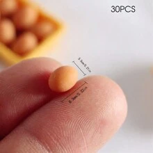 7pcs Christmas Gift Miniature Decor Dollhouse Accessories OB11 Doll House Playset Tiny Food Props For Photography, Birthday Gift Toys, Moss Micro Landscape, Succulent Scene, Doll House Supplies, Ocean Bottle, Star Bottle DIY Materials, Egg Tray