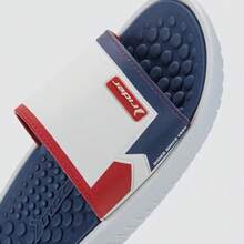 Men's Slide Rider Pump II Orthopedic Flip Flops With Massaging Insole - 阿茲爾/Bco/Verm - 查看 4