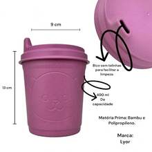 Baby Pink Bear Transition Cup Infant Introductory Food - 淺粉色 - 查看 2