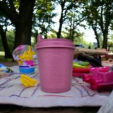 Baby Pink Bear Transition Cup Infant Introductory Food - 淺粉色 - 查看 3