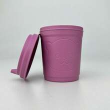 Baby Pink Bear Transition Cup Infant Introductory Food - 淺粉色 - 查看 1