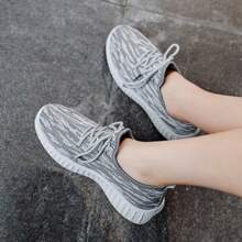 Unisex Non-Slip Breathable Mesh Tennis Shoes - 灰色 - 查看 6