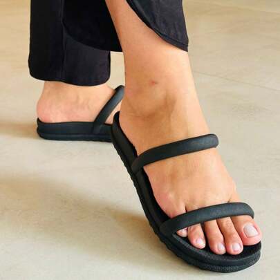 Sandália Feminina Rasteirinha Birken Injetado Confort