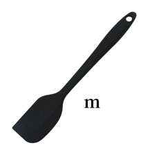 1PC/2PCS/3PCS Silicone Scraper Baking Cream Spatula High-Temperature Resistant Cake Scraper Integrated Butter Scraper