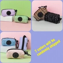 1 قطعة إكسسوارات كلاب، أكياس فضلات الكلاب، موزع أكياس فضلات الكلاب مع عناصر تصميم بألوان عطرية خفيفة، حقيبة تخزين أكياس قمامة عالية الجودة، أكياس فضلات الكلاب، مناسبة للتعليق على الحزام (الحزام وأكياس القمامة غير مشمولة) - متعدد الألوان - مشاهدة 21