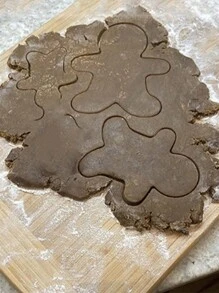 Set de 3 piezas de herramientas de repostería de acero inoxidable para Navidad, cortador de galletas de hombre de jengibre DIY, decoraciones navideñas, pijamas navideños, regalos navideños, decoración navideña