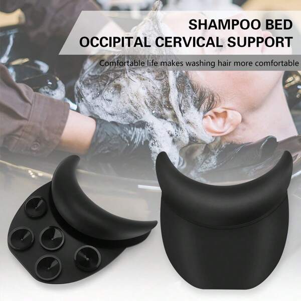 وسادة رقبة لغسل الشعر في صالون التجميل، فرشاة تسريح الشعر للخلف، إكسسوارات الحلاق، مجفف الشعر، منتجات الشعر، إكسسوارات الشعر للنساء، حوض غسيل الشعر مع حامي الرقبة من السيليكون، أدوات وإكسسوارات الحلاقة والتجميل، ضروريات السفر والعودة إلى المدرسة والعطلات