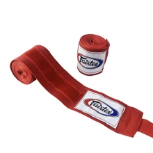 2PCS 1.75M Boxing Hand Wraps High Elasticity Sports Sanda Muay Thai Hand Wrap For Boxing - Red - View 2