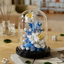 DIY Flower Building Blocks Set,Mixed Color,ABS Material,3D Flower Craft Kit - Rose,Lotus,Sunflower,Blue Dahlia,Home/Office Desk Decor,Perfect Gift For Valentine's Day,Birthday,Anniversary,Christmas,Mother's Day,Teacher's Day,Craft Set,Fantasy,Gift Set,Building Blocks,Music,Diy Kit,Valentine's Day Gifts,Constructor,Valentine's Day,Jelly Blocks,Book Nook Kit,Flower Building Set