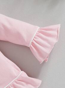 Kleinkind-Schlafanzug-Set mit Knopfleiste für Kleine Mädchen, 9 Monate – 6 Jahre