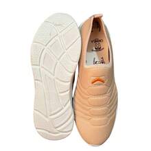 Easy-On Half-Shoe Sneakers For Adults, Sports, Lightweight, Non-Slip, Soft, Comfortable Sole - Nude - 查看 2