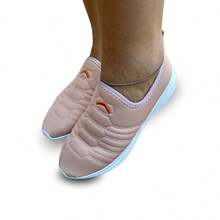 Easy-On Half-Shoe Sneakers For Adults, Sports, Lightweight, Non-Slip, Soft, Comfortable Sole - Nude - 查看 5