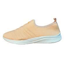 Easy-On Half-Shoe Sneakers For Adults, Sports, Lightweight, Non-Slip, Soft, Comfortable Sole - Nude - 查看 3
