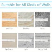 Net Curtain Rods Extendable No Drill Spring Curtain Rods Extendable 50-90cm Adjustable Telescopic Voile Tension Pole Curtain Rod For Kitchen Cupboard Bathroom Window - 55-90厘米 - 查看 9