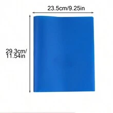 Heavy Duty Plastic Folders With 2 Pockets For Letter Size Paper, Assorted Color,Poly Folders, Plastic Pocket Folder With Business Card Slot,For School/Home/Office,Pack Of  1 - Çok renkli - Görünüm 2